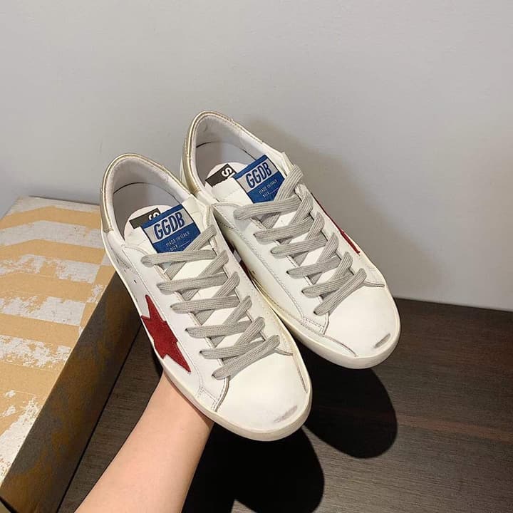 Golden Goose Superstar Graffiti Sneakers – SS22 in Black Star Rose Gold Toe