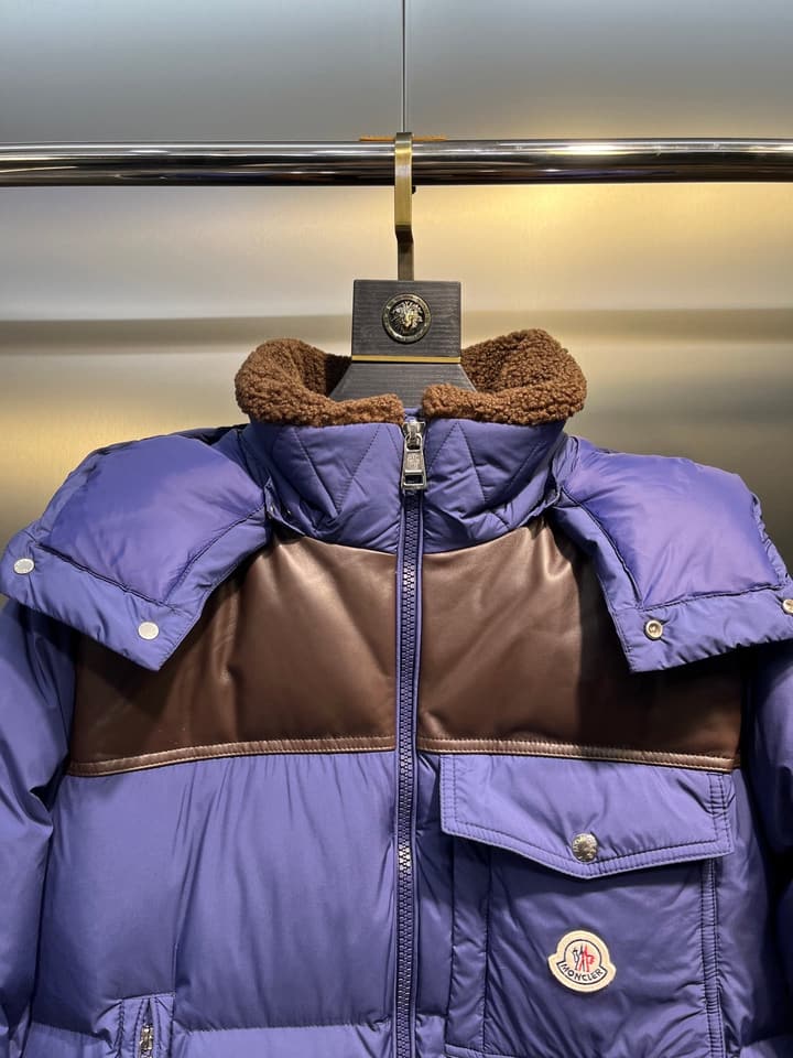 Moncler Unisex Down Jacket in Gold