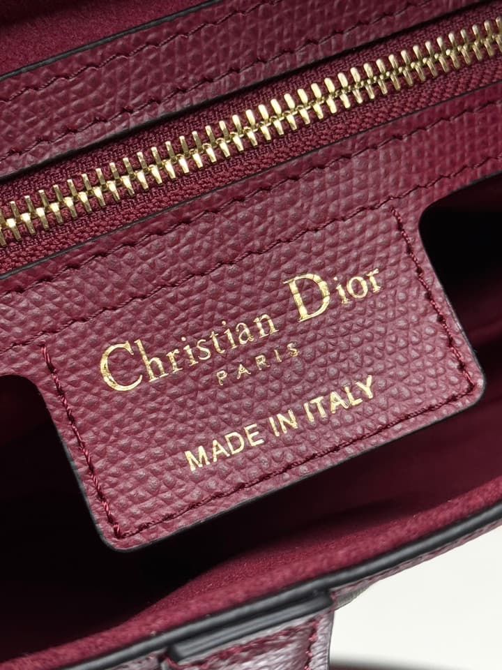 Dior Saddle Bag – Wine Red in Burgundy Red
