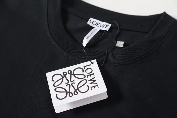 Loewe Embroidered Pocket T-Shirt – 25SS in Black