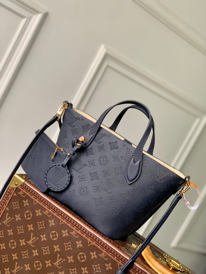 Louis Vuitton Blossom Perforated Small Handbag in Beige