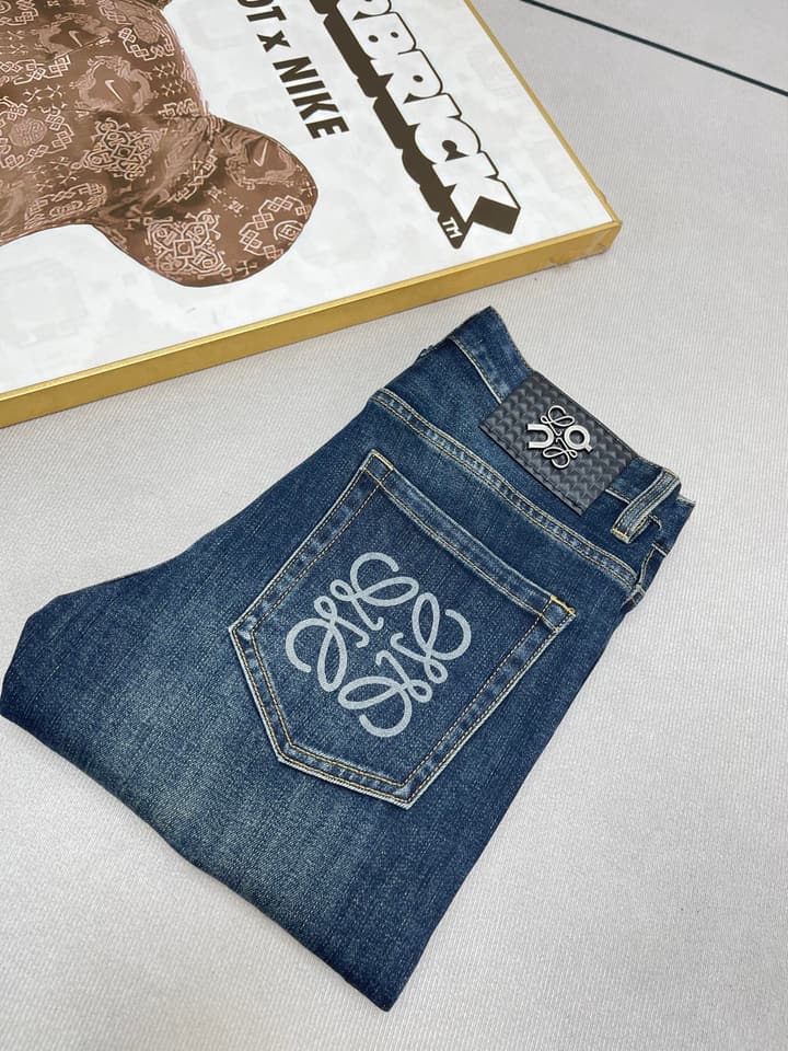 Loewe Collaborative Slim-Fit Tapered Denim Jeans