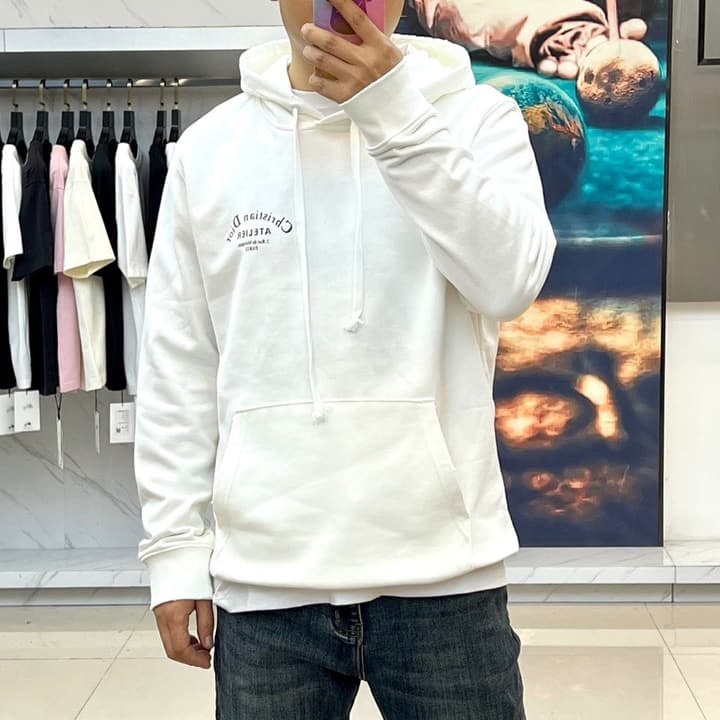 Dior Atelier Hooded Sweatshirt – 2025 FW in Classic Black