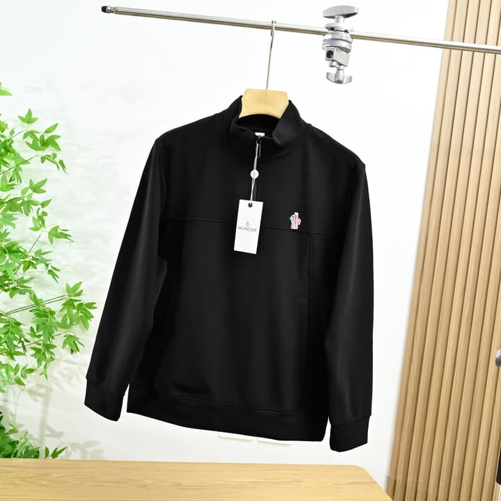 Moncler Half-Zip Long-Sleeve Sweatshirt – Spring 2026 Collection