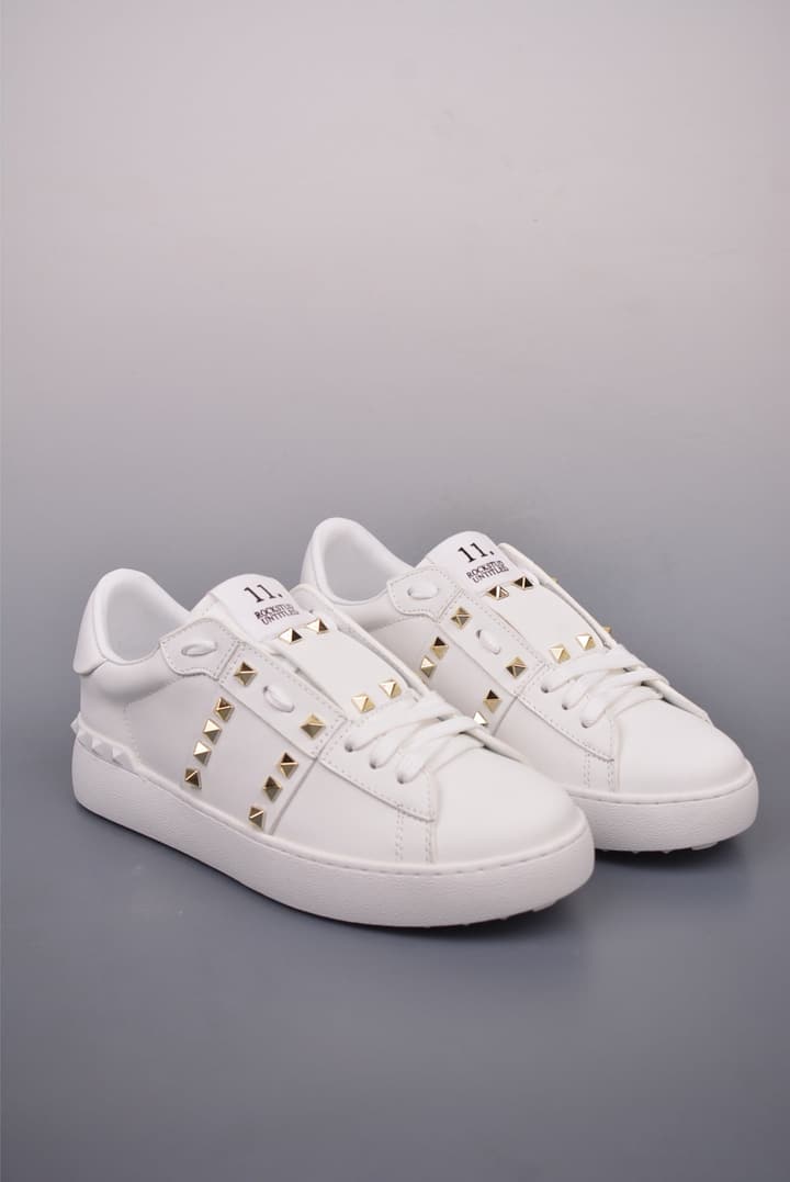 Valentino Rockstud Untitled Studded Quilted Sneakers – 2025 Collection