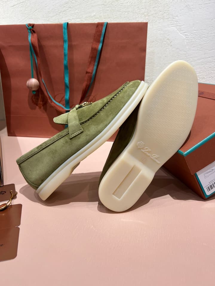 Loro Piana My Charms Suede Loafers