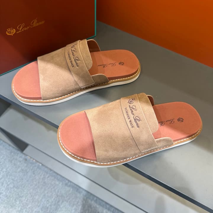 Loro Piana Summer Walk Crisscross Mules
