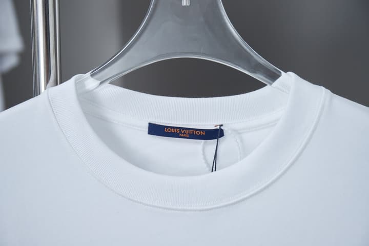 Louis Vuitton Colorful Embroidery Sailing Boat T-Shirt – 26SS Early Spring Collection in Black