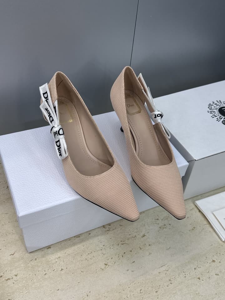 Dior J'Adior Webbing Bow Pumps – 2026 Early Spring Collection