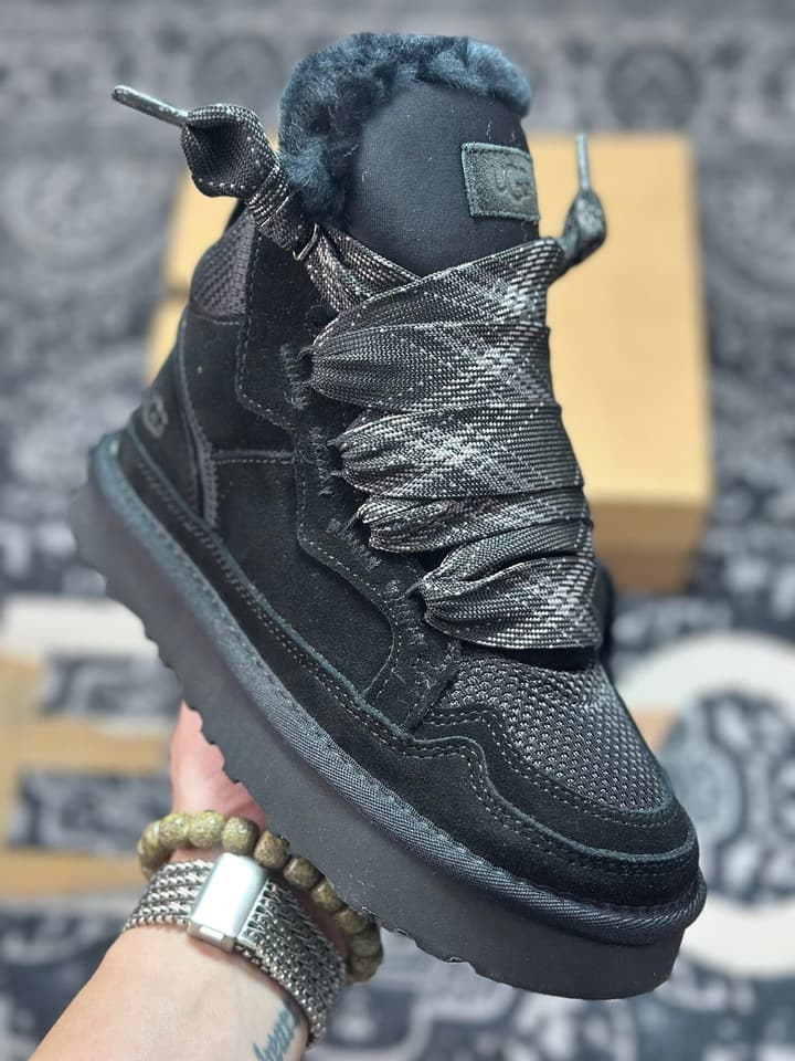 UGG Highmel High-Top Snow Boots in Black