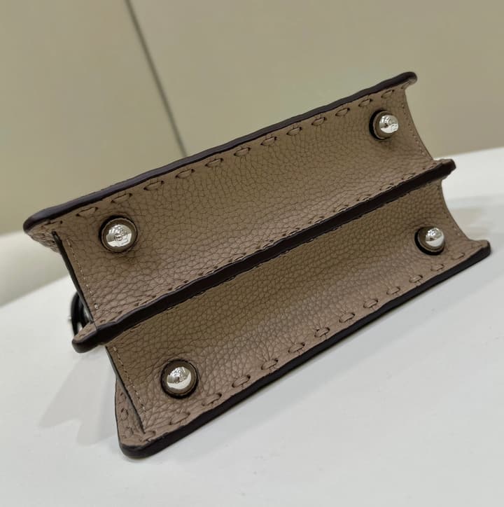 Fendi Peekaboo I See You Petite Satchel in Classic Black