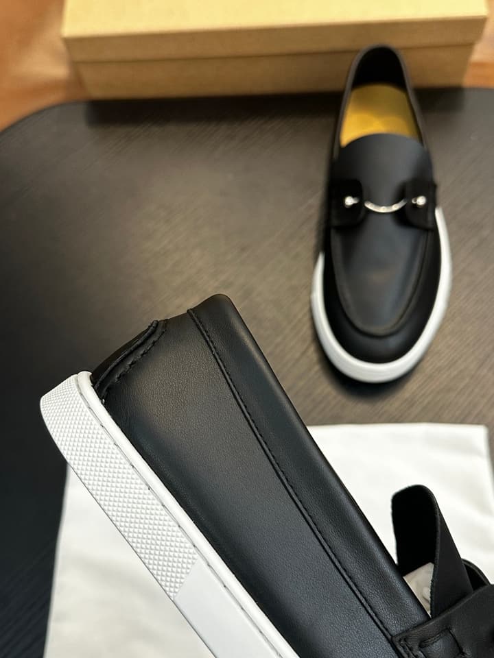 Christian Louboutin Men's Casual Sneakers in All White
