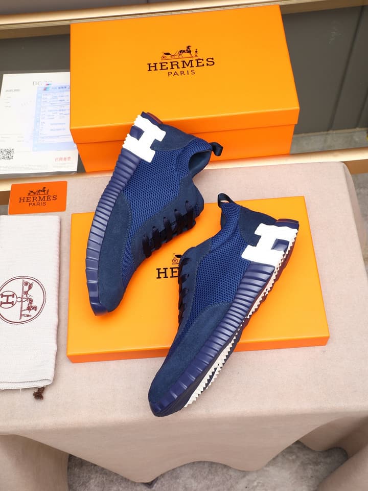 Hermès Bouncing Sport Sneakers in Dark Blue