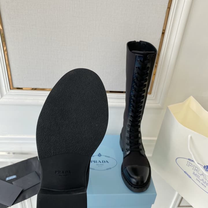Prada Runway Knee-High Boots – 2023 Collection