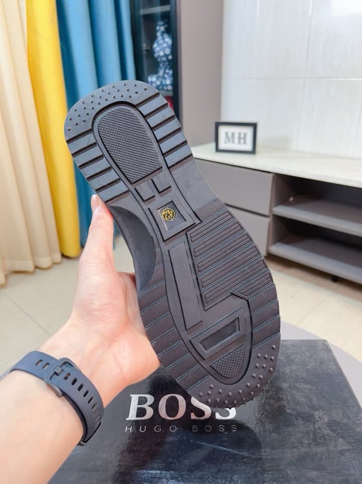 Boss Classic Suede and Waterproof Casual Sneakers