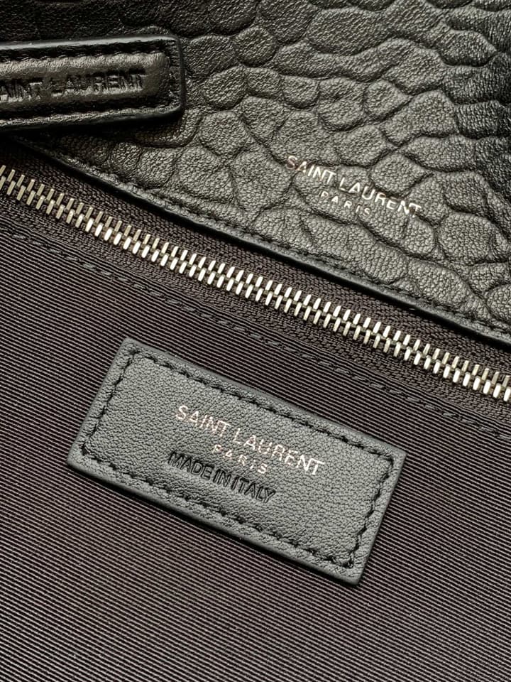 Saint Laurent Niki Medium Flap Bag in Cream Leather