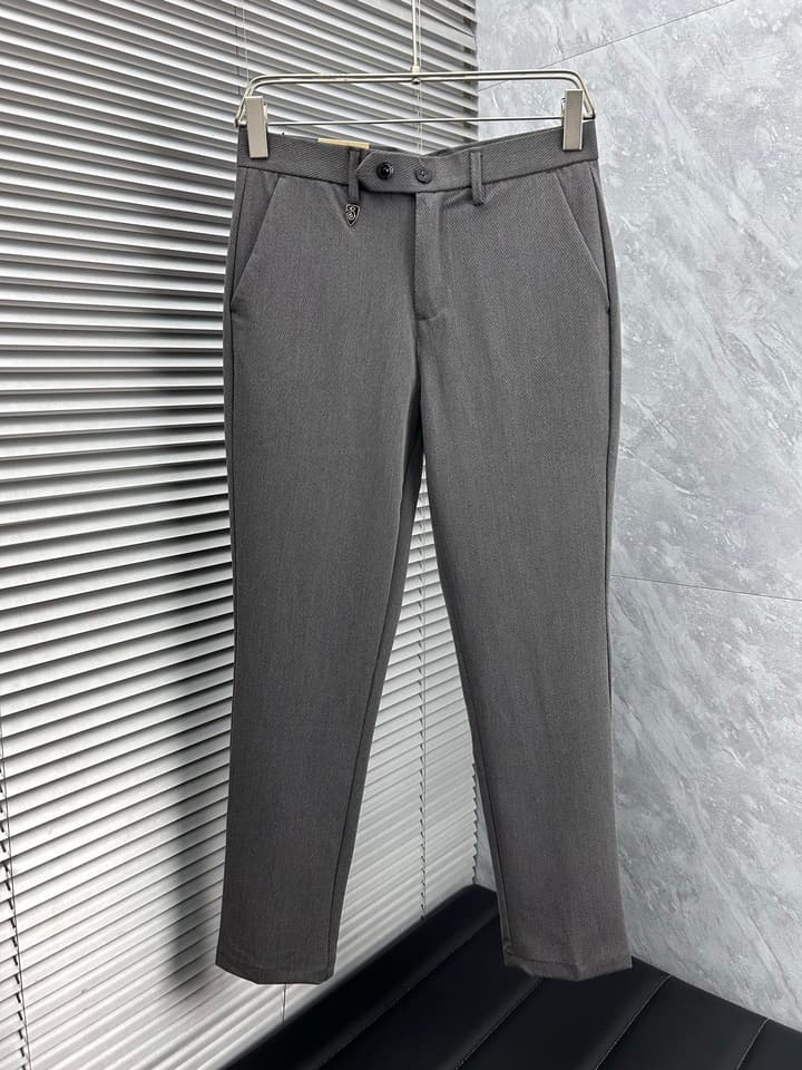 Burberry Tailored Casual Trousers – 2025SS in Camel Brown