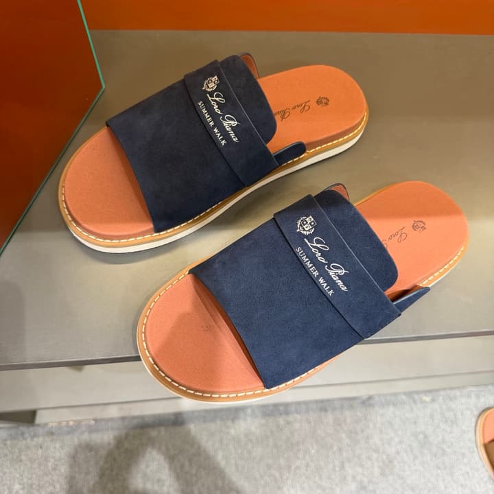 Loro Piana Summer Walk Crisscross Mules
