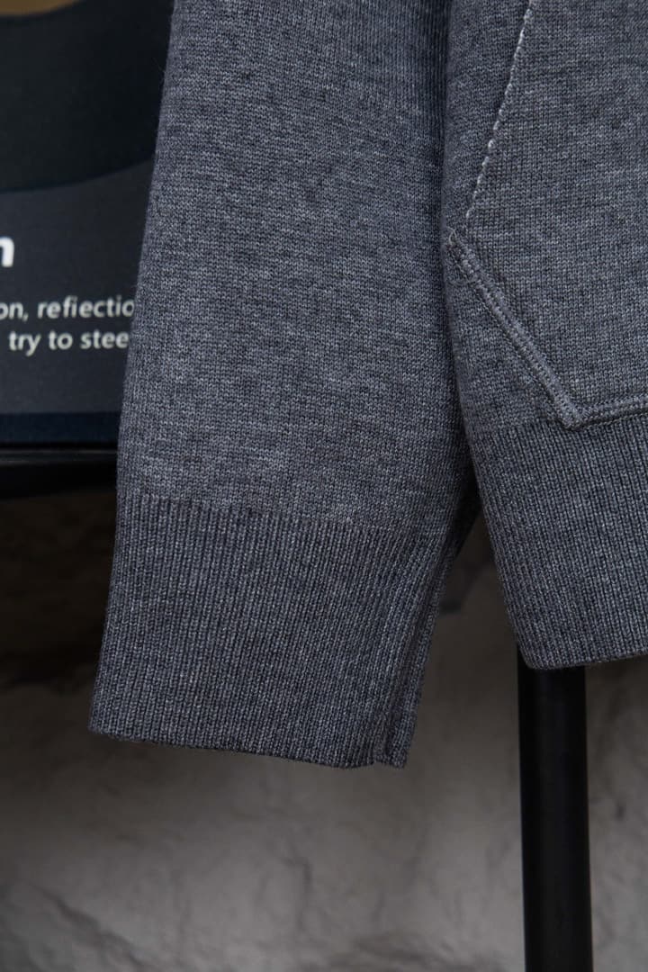 Dior CD Monogram Jacquard Cardigan – 24SS in Dark Grey