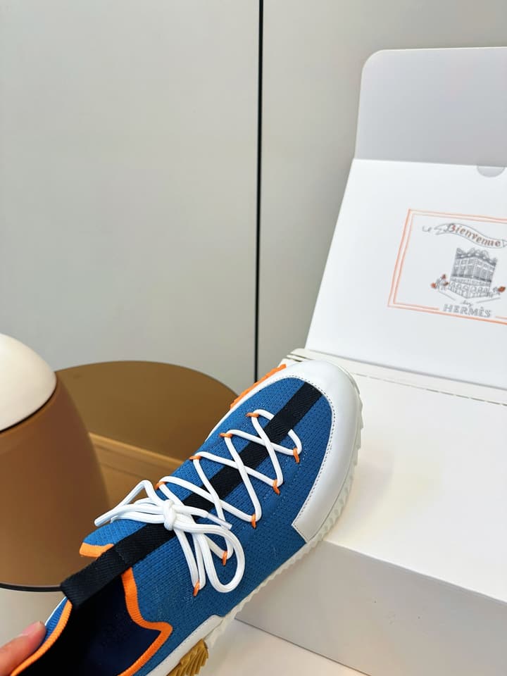 Hermes H Classic Couple Sneakers in Black