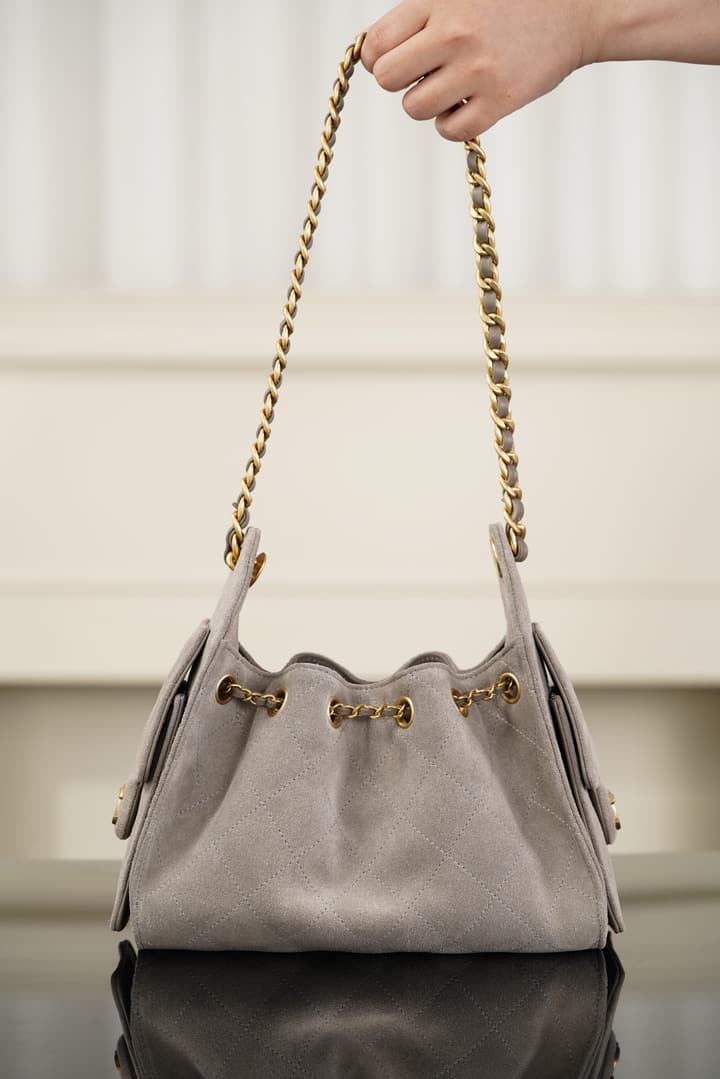 Chanel 25 Bag Mini in Suede – 26C Collection
