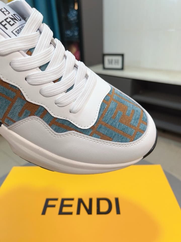 Fendi Classic Calfskin Sneakers