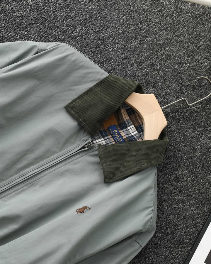 Ralph Lauren Campus Collared Jacket in Blue