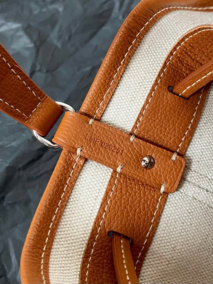 Goyard Petit Flot Mini Bucket Bag in Black/brown Goyardine