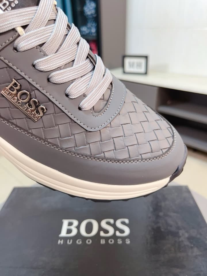 Boss Classic Suede and Waterproof Casual Sneakers