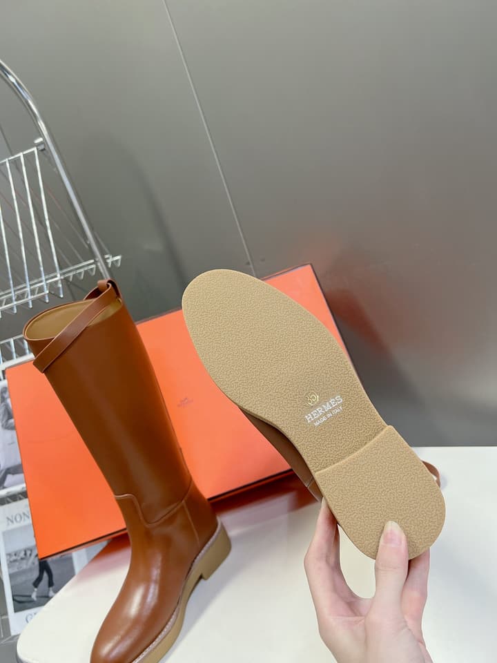 Hermès Kelly Riding Boots in Black