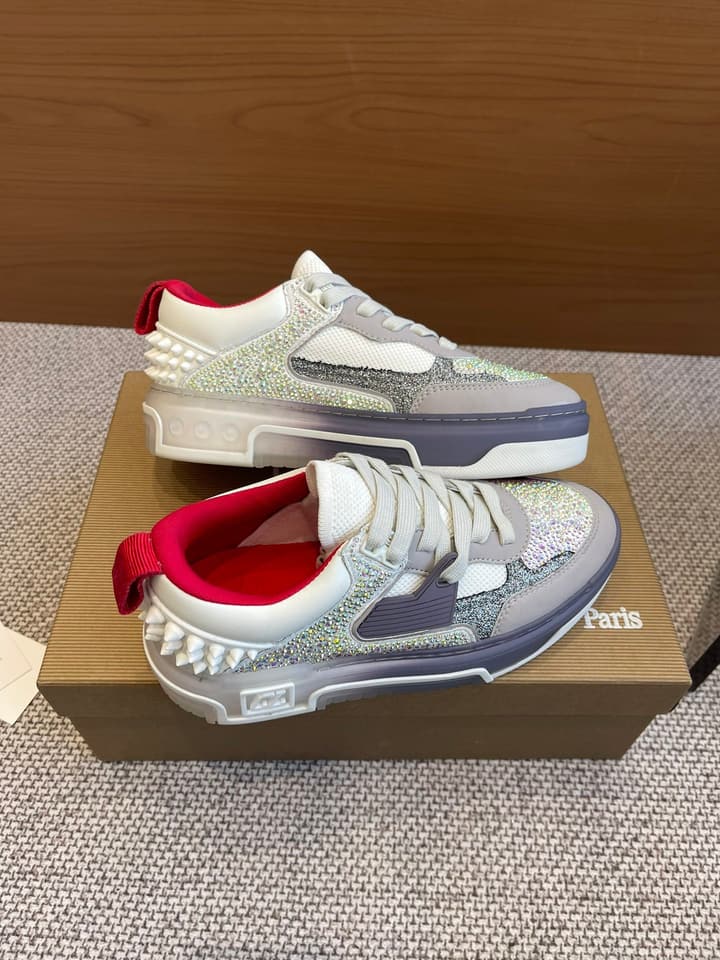 Christian Louboutin Astroloubi Color-Block Sneakers