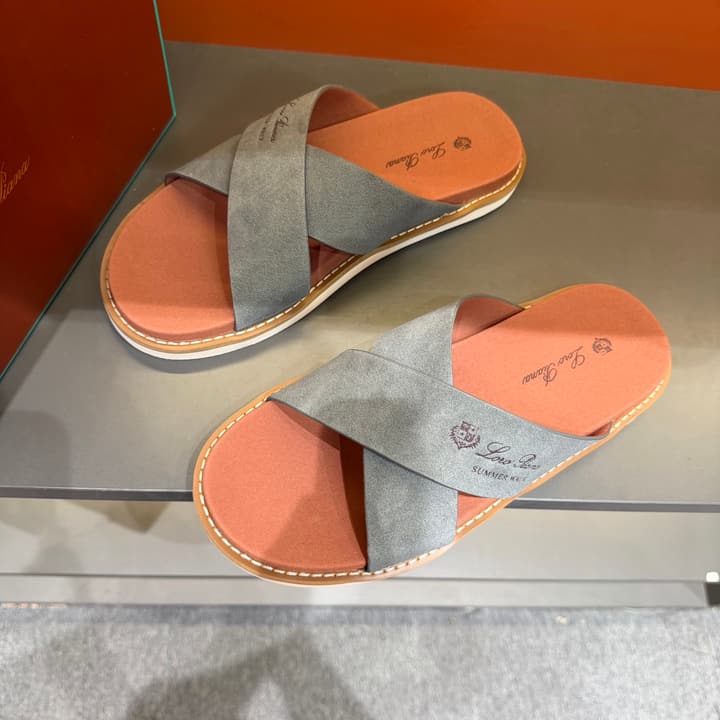 Loro Piana Summer Walk Crisscross Mules