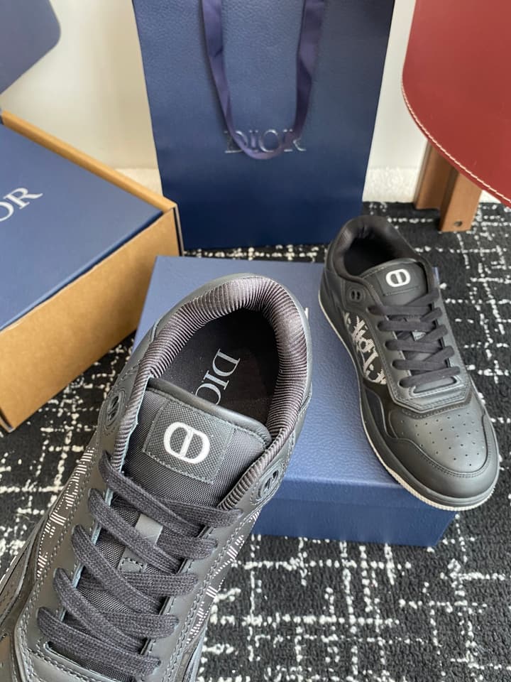 Dior B27 High-Top Sneakers – 25 Collection in Black