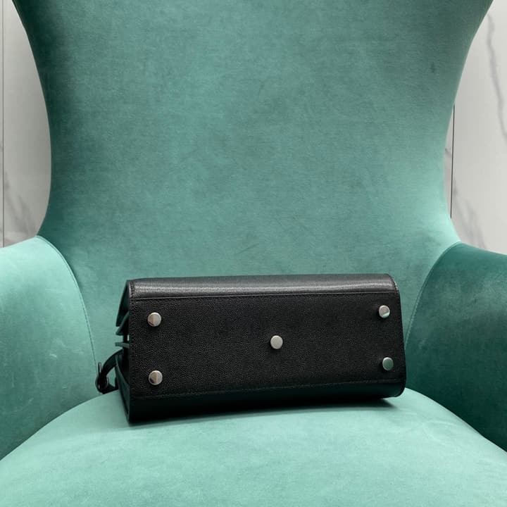 Saint Laurent Sac De Jour Satchel Bag in Gold