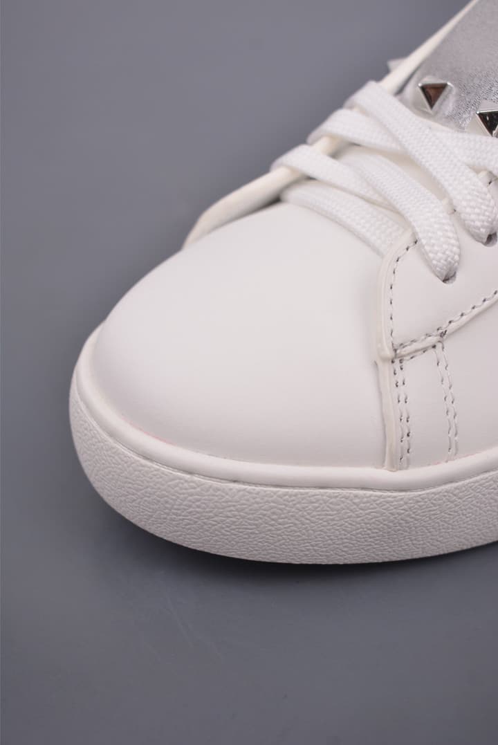 Valentino Rockstud Untitled Rivet Sneakers – 2025 Collection in White With Black Band