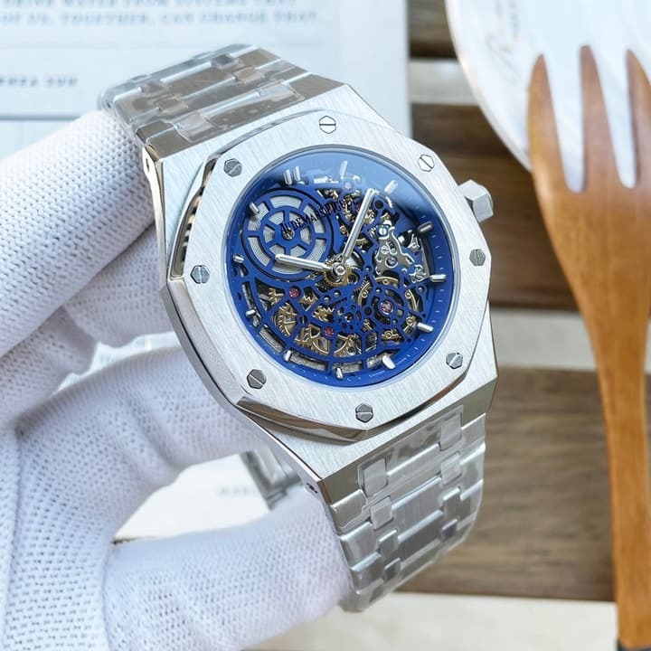 Audemars Piguet Royal Oak Automatic Watch in Beige