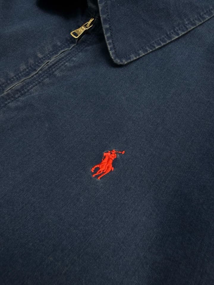 Ralph Lauren 2025 Washed Denim Jacket in Khaki