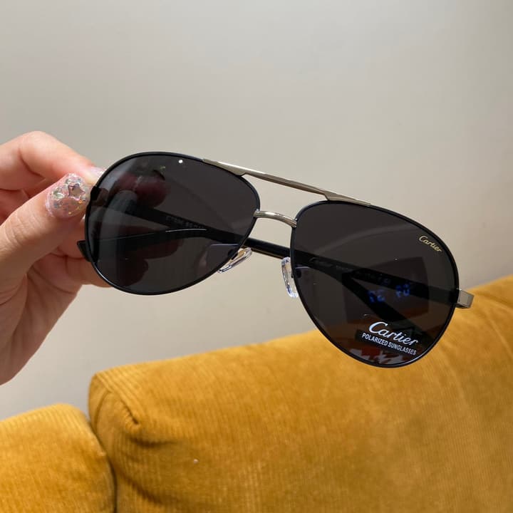 Cartier Polarized Sunglasses – 2024 Collection in Gold
