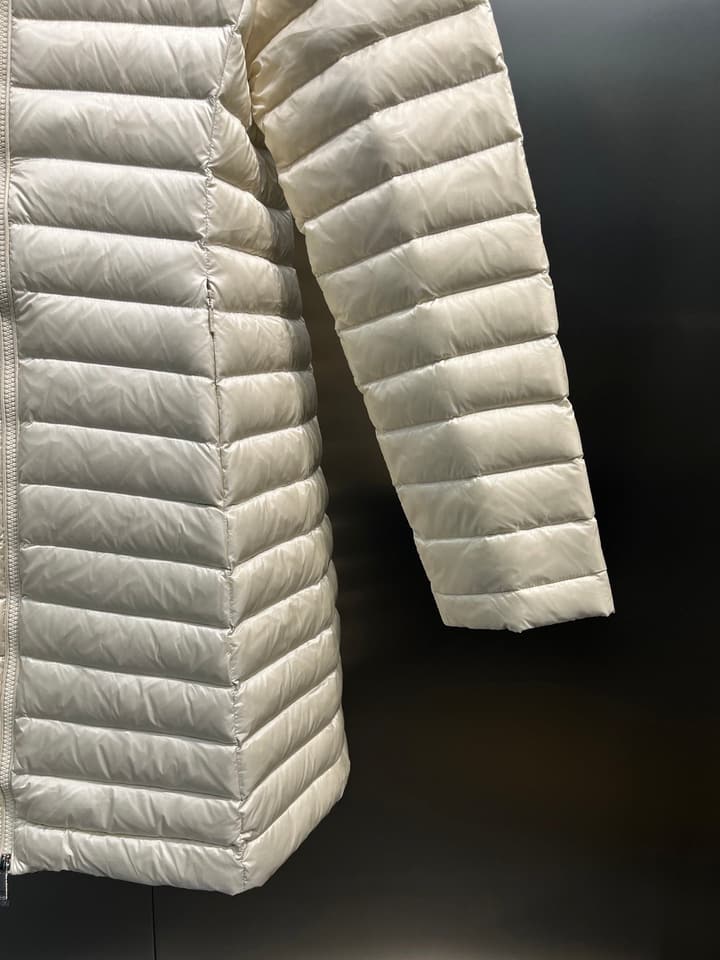 Moncler Waist-Cinching Hooded Down Jacket – Autumn/Winter Collection in Gold