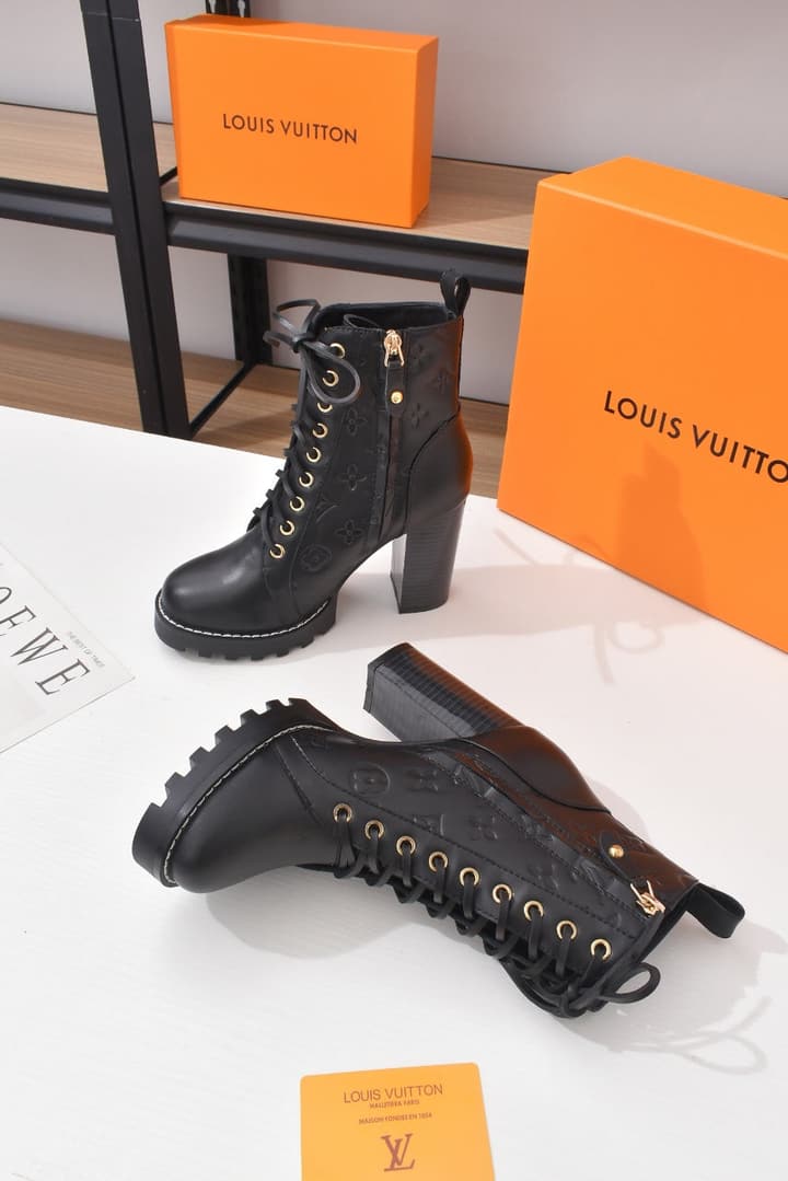 Louis Vuitton Classic High-Heeled Martin Boots
