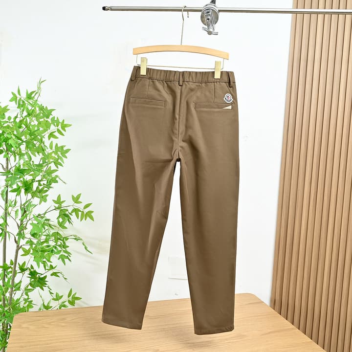 Moncler Spring Business Cotton Stretch Trousers – 25SS in Black