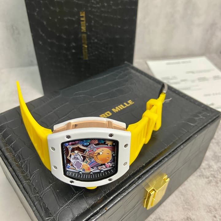 Richard Mille RM 88 Automatic Tourbillon Smiley Watch in Matte Black