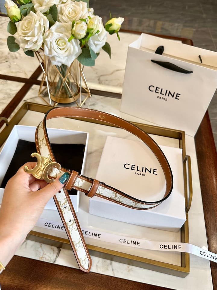 Celine Classic Leather Belt – 2.5cm