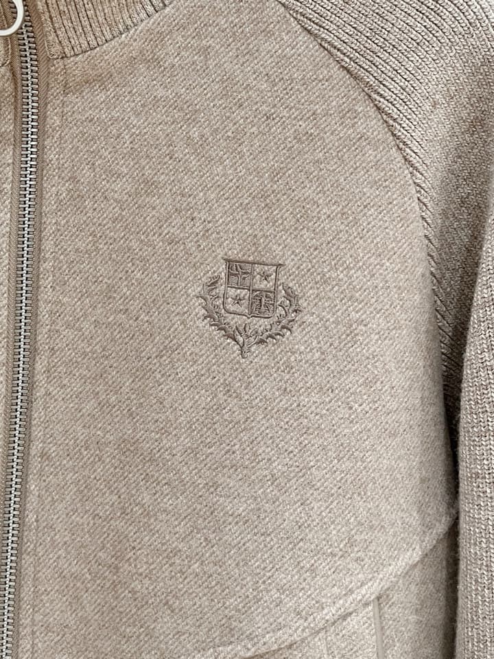 Loro Piana Knit Blend Down Jacket – 25FW in Dark Heather Gray