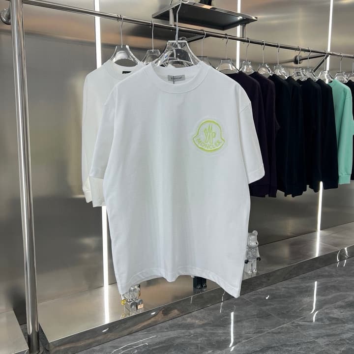 Moncler Patch Embroidery Casual T-Shirt – 2026SS in Black