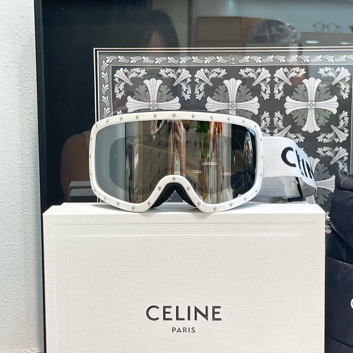 Celine Ski Goggles in All Black Frame
