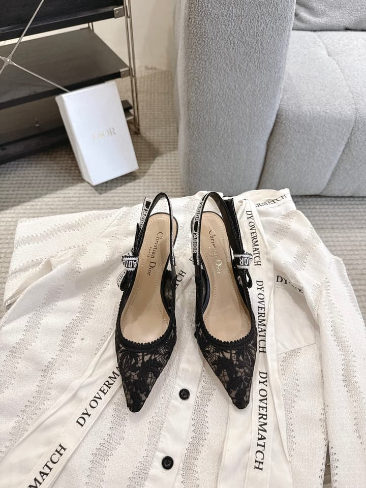 Dior J'Adior Patent Leather Kitten Heel Sandals in Classic Black Smooth Leather