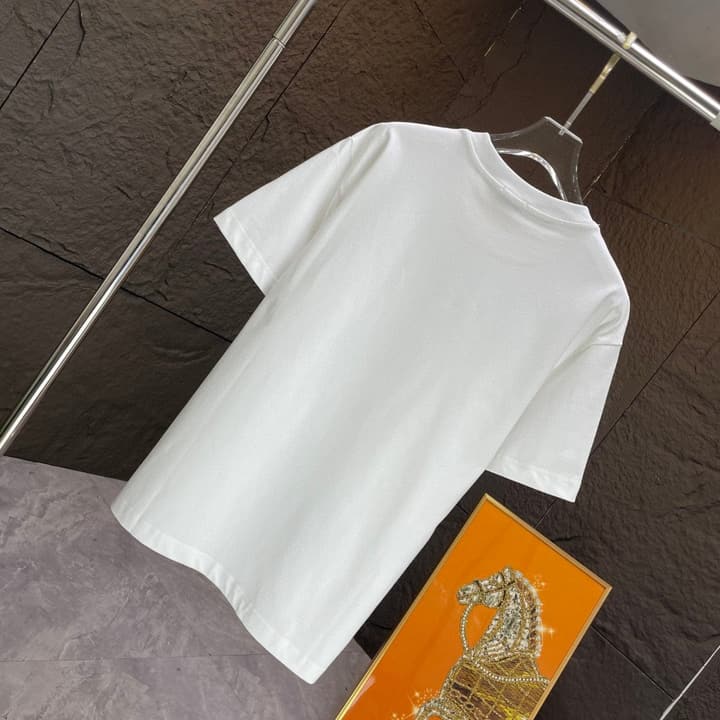 Moncler Cotton Embroidered T-Shirt – 2025 Spring/Summer Collection in Dark Navy Crew Neck With Tonal Logo