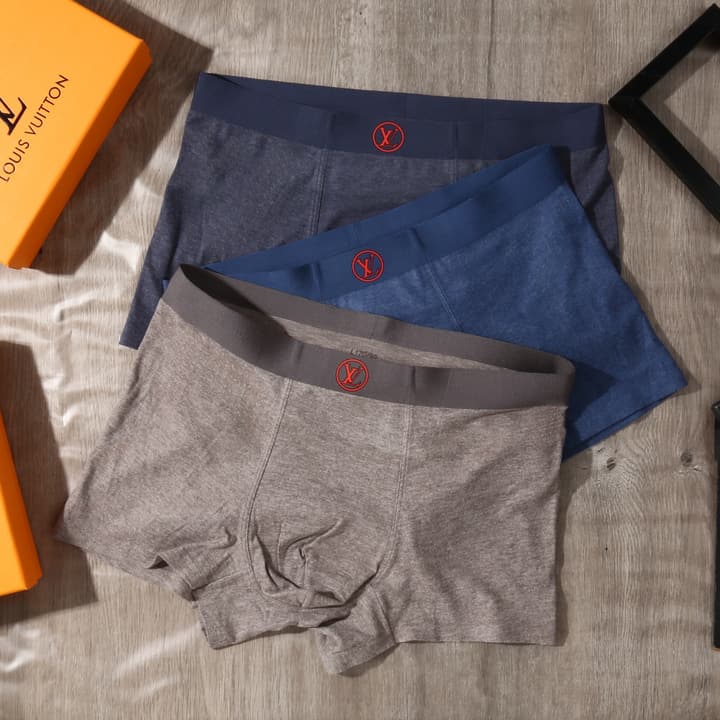 Louis Vuitton Seamless Breathable Men's Underwear Box Set