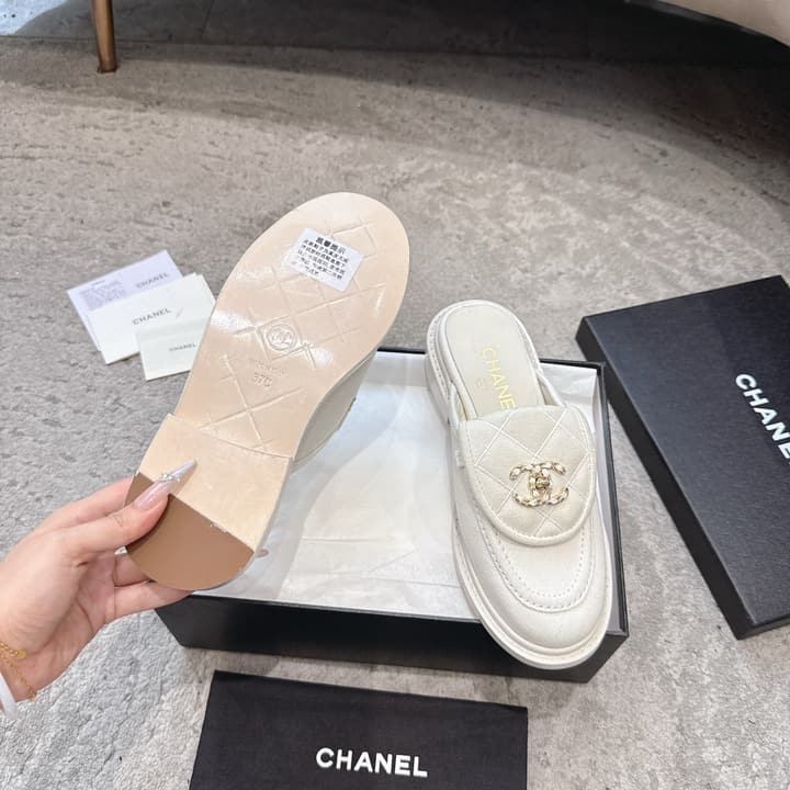 Chanel Quilted Leather Schoolbag Buckle Loafers – 26B Collection